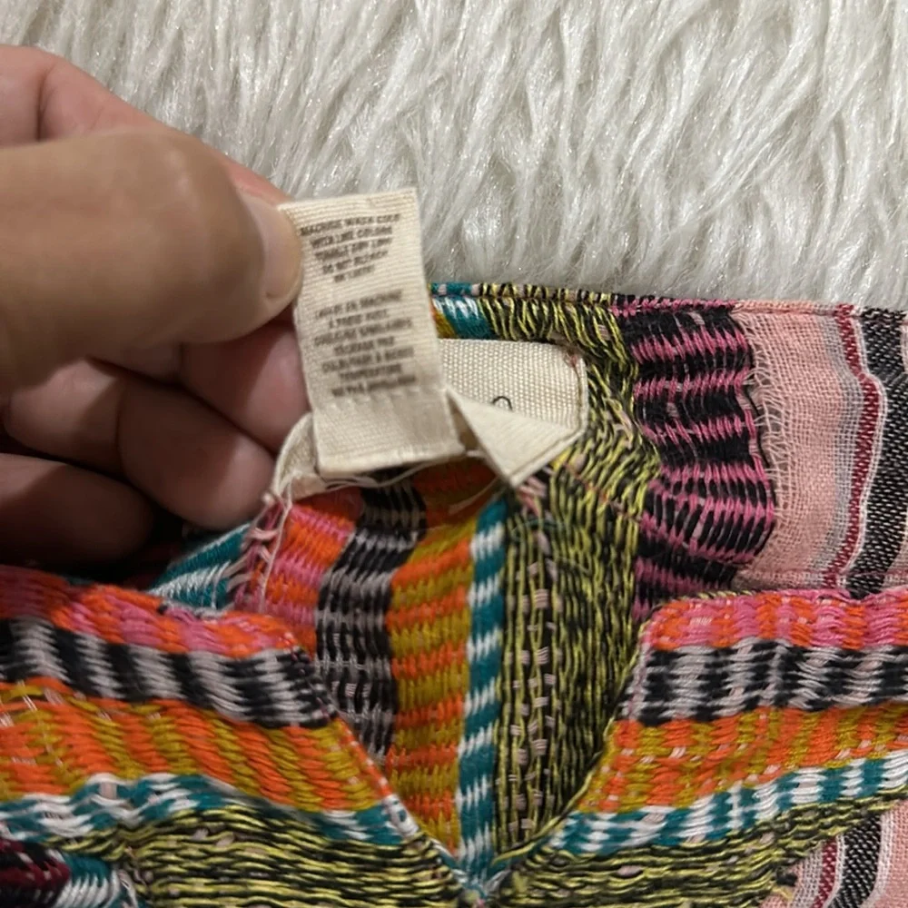 Peek kids boho multi colored top size small - Picture 7 of 7